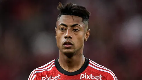 RJ – RIO DE JANEIRO – 03/08/2023 – LIBERTADORES 2023, FLAMENGO X OLIMPIA – Bruno Henrique jogador do Flamengo durante partida contra o Olimpia no estadio Maracana pelo campeonato Libertadores 2023. Foto: Thiago Ribeiro/AGIF