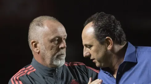 Foto: Diogo Reis/AGIF – Mano Menezes e Rogério Ceni