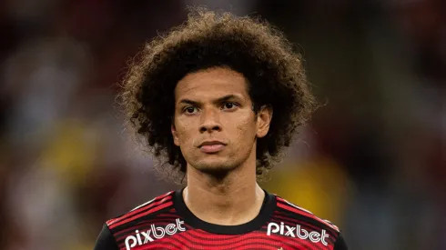 RJ - Rio de Janeiro - 12/04/2022 - LIBERTADORES 2022, FLAMENGO X TALLERES - Willian Arao jogador do Flamengo durante partida contra o Talleres no estadio Maracana pelo campeonato Copa Libertadores 2022. Foto: Thiago Ribeiro/AGIF