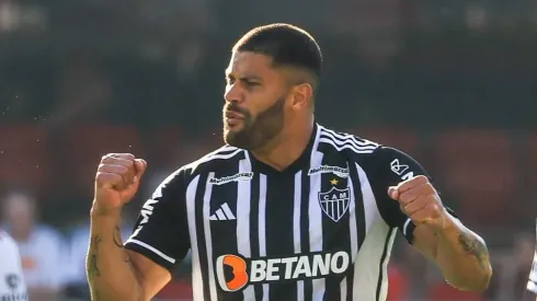 Foto: Marcello Zambrana/AGIF - Hulk jogador do Atletico-MG comemora seu gol durante partida contra o Sao Paulo no estadio Morumbi pelo campeonato Brasileiro A 2023.