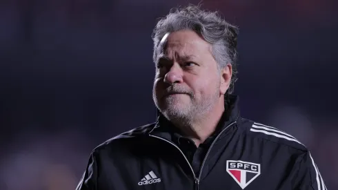 SP – SAO PAULO – 05/07/2023 – COPA DO BRASIL 2023, SAO PAULO X PALMEIRAS – Julio Casares presidente do Sao Paulo antes de partida contra o Palmeiras no estadio Morumbi pelo campeonato Copa do Brasil 2023. Foto: Ettore Chiereguini/AGIF