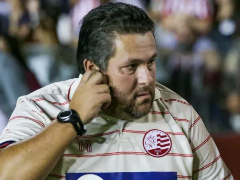 TRETA no Náutico, com direito à GRITARIA: Jogador se estressa com o técnico, Fernando Marchiori durante reunião