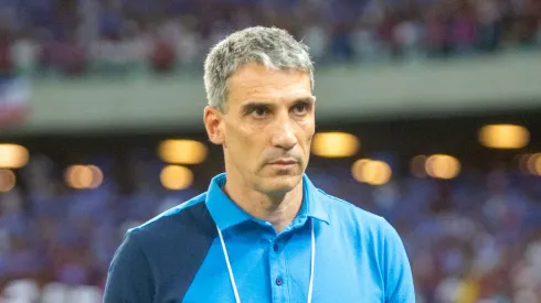 Vojvoda durante jogo da Sul-Americana