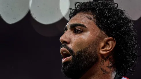 RJ - RIO DE JANEIRO - 26/04/2023 - COPA DO BRASIL 2023, FLAMENGO X MARINGA - Gabigol jogador do Flamengo durante partida contra o Maringa no estadio Maracana pelo campeonato Copa do Brasil 2023. Foto: Thiago Ribeiro/AGIF