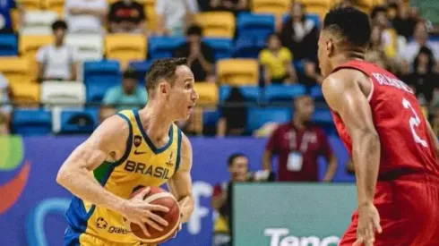 Huertas durante as eliminatórias para a Copa do Mundo. Foto: Maurício Almeida/CBB