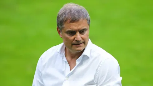 RS - Porto Alegre - 10/07/2021 - BRASILEIRO A 2021, GREMIO X INTERNACIONAL - Diego Aguirre tecnico do Internacional durante partida contra o Gremio no estadio Arena do Gremio pelo campeonato Brasileiro A 2021. Foto: Pedro H. Tesch/AGIF