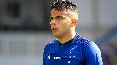 MG - BELO HORIZONTE - 16/07/2023 - BRASILEIRO A 2023, CRUZEIRO X CORITIBA - Bruno Rodrigues jogador do Cruzeiro durante partida contra o Coritiba no estadio Independencia pelo campeonato Brasileiro A 2023. Foto: Fernando Moreno/AGIF