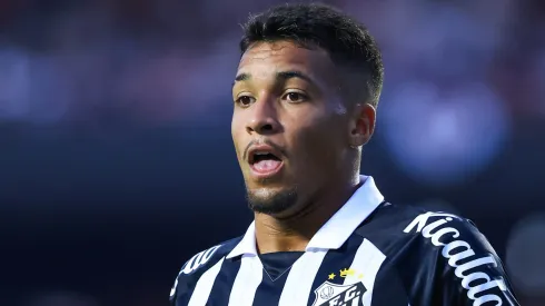 SP - SAO PAULO - 16/07/2023 - BRASILEIRO A 2023, SAO PAULO X SANTOS - Marcos Leonardo jogador do Sao Paulo durante partida contra o Santos no estadio Morumbi pelo campeonato Brasileiro A 2023. Foto: Marcello Zambrana/AGIF