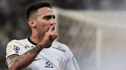 SP - Sao Paulo - 30/07/2022 - BRASILEIRO A 2022, CORINTHIANS X BOTAFOGO - Gustavo Mosquito jogador do Corinthians comemora seu gol durante partida contra o Botafogo no estadio Arena Corinthians pelo campeonato Brasileiro A 2022. Foto: Marcello Zambrana/AGIF