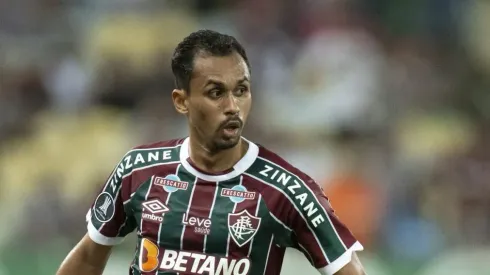 RJ - RIO DE JANEIRO - 08/08/2023 - LIBERTADORES 2023, FLUMINENSE X ARGENTINOS JUNIORS - Lima jogador do Fluminense durante partida contra o Argentinos Juniors no estadio Maracana pelo campeonato Libertadores 2023. Foto: Jorge Rodrigues/AGIF
