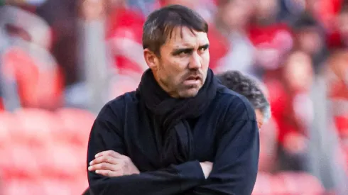 RS - PORTO ALEGRE - 19/08/2023 - BRASILEIRO A 2023, INTERNACIONAL X FORTALEZA - Eduardo Coudet tecnico do Internacional durante partida contra o Fortaleza no estadio Beira-Rio pelo campeonato Brasileiro A 2023. Foto: Maxi Franzoi/AGIF