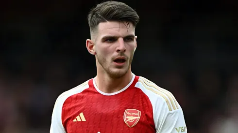 Foto: Mike Hewitt/Getty Images - Declan Rice defende o Arsenal