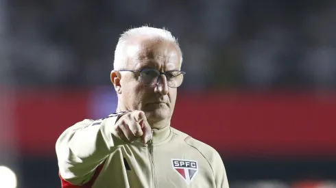 SAO PAULO, BRAZIL - AUGUST 16: Dorival Junior coach of Sao Paulo gestures during a semifinal second leg match between Sao Paulo and Corinthians as part of Copa do Brasil 2023 at Morumbi Stadium on August 16, 2023 in Sao Paulo, Brazil. (Photo by Miguel Schincariol/Getty Images)