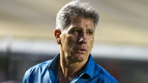 SP - SANTOS - 20/08/2023 - BRASILEIRO A 2023, SANTOS X GREMIO - Renato Gaucho tecnico do Gremio durante partida contra o Santos no estadio Vila Belmiro pelo campeonato Brasileiro A 2023. Foto: Fernanda Luz/AGIF