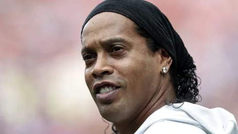 Moscou - 15/07/2018 - Copa do Mundo 2018 - Franca X Croacia - Ronaldinho Gaucho durante cerimonia de encerramento no estadio Lujniki pelo campeonato Copa do Mundo 2018. Foto: Ale Cabral/AGIF