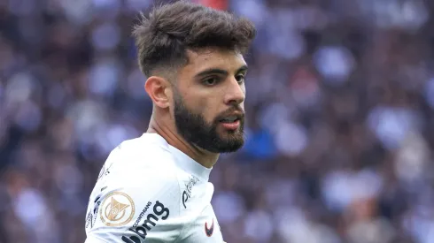 SP - SAO PAULO - 13/08/2023 - BRASILEIRO A 2023, CORINTHIANS X CORITIBA - Yuri Alberto jogador do Corinthians durante partida contra o Coritiba no estadio Arena Corinthians pelo campeonato Brasileiro A 2023. Foto: Marcello Zambrana/AGIF