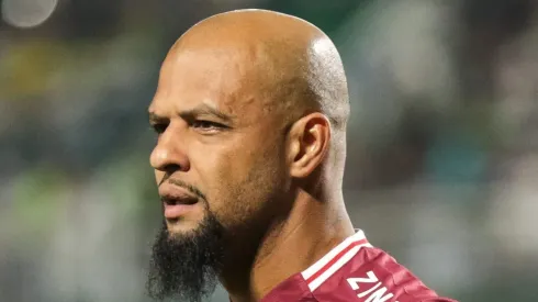 PR - CURITIBA - 24/07/2023 - BRASILEIRO A 2023, CORITIBA X FLUMINENSE - Felipe Melo jogador do Fluminense durante partida contra o Coritiba no estadio Couto Pereira pelo campeonato Brasileiro A 2023. Foto: Robson Mafra/AGIF