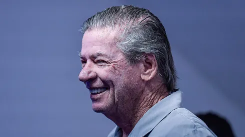 RJ – RIO DE JANEIRO – 18/08/2023 – VASCO, APRESENTACAO DIMITRI PAYET – O Presidente Jorge Salgado durante apresentacao oficial de Dimitri Payet como jogador do Vasco em coletiva de imprensa realizada no Sao Januario. Foto: Thiago Ribeiro/AGIF