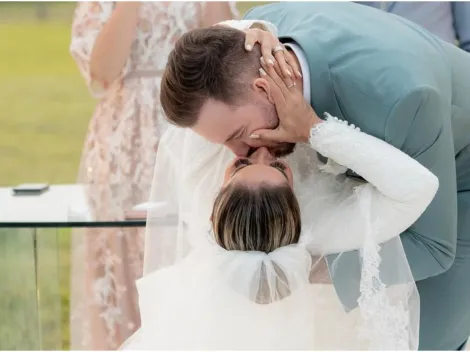 Maira Cardi e Thiago Nigro usaram carro-forte para transportar alianças de luxo para casamento