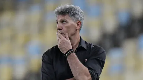 RJ - RIO DE JANEIRO - 16/08/2023 - COPA DO BRASIL 2023, FLAMENGO X GREMIO - Renato Portaluppi tecnico do Gremio durante partida contra o Flamengo no estadio Maracana pelo campeonato Copa do Brasil 2023. Foto: Thiago Ribeiro/AGIF
