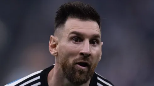 Catar - Doha - 18/12/2022 - COPA DO MUNDO 2022 FINAL, ARGENTINA X FRANCA - Messi jogador do Argentina comemora seu gol durante partida contra o Franca no estadio Lusail pelo campeonato Copa do Mundo 2022. Foto: Pedro Martins/AGIF