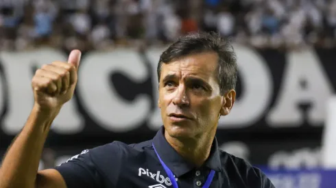 SP - Santos - 13/04/2022 - SUL-AMERICANA 2022, SANTOS X U.CATOLICA(EQU) - Fabian Bustos tecnico do Santos durante partida contra o U.Catolica no estadio Vila Belmiro pelo campeonato Copa Sul-Americana 2022. Foto: Fernanda Luz/AGIF