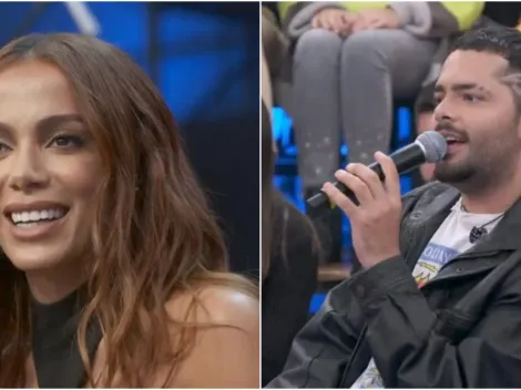 Durante o programa Altas Horas, Pedro Sampaio faz revelação íntima sobre Anitta e a cantora reage