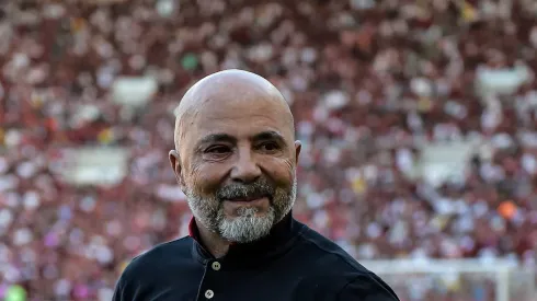 RJ - RIO DE JANEIRO - 22/07/2023 - BRASILEIRO A 2023, FLAMENGO X AMERICA - Jorge Sampaoli tecnico do Flamengo durante partida contra o America no estadio Maracana pelo campeonato Brasileiro A 2023. Foto: Thiago Ribeiro/AGIF