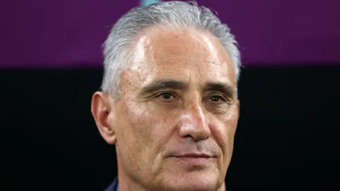 AL RAYYAN, QATAR - DECEMBER 09: Adenor Leonardo Bacchi, Head Coach of Brazil, looks on prior to the FIFA World Cup Qatar 2022 quarter final match between Croatia and Brazil at Education City Stadium on December 09, 2022 in Al Rayyan, Qatar. (Photo by Michael Steele/Getty Images)