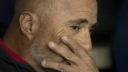 RJ - RIO DE JANEIRO - 27/05/2023 - BRASILEIRO A 2023, FLAMENGO X CRUZEIRO - Jorge Sampaoli tecnico do Flamengo durante partida contra o Cruzeiro no estadio Maracana pelo campeonato BRASILEIRO A 2023. Foto: Jorge Rodrigues/AGIF