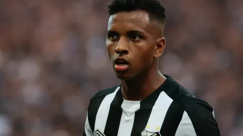 SP – Sao Paulo – 10/03/2019 – Paulista 2019, Corinthians X Santos – Rodrygo jogador do Santos durante partida contra o Corinthians no estadio Arena Corinthians pelo campeonato Paulista 2019. Foto: Marcello Zambrana/AGIF