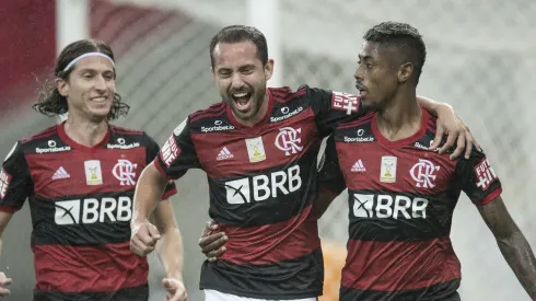 RJ - Rio de Janeiro - 04/10/2020 - BRASILEIRO A 2020, FLAMENGO X ATHLETICO-PR - Bruno Henrique jogador do Flamengo comemora seu gol durante partida contra o Athletico-PR no estadio Maracana pelo campeonato Brasileiro A 2020. Foto: Jorge Rodrigues/AGIF