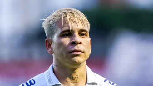 SP - Sao Paulo - 28/01/2023 - PAULISTA 2023, SANTOS X FERROVIARIA - Soteldo jogador do Santos durante partida contra o Ferroviaria no estadio Caninde pelo campeonato Paulista 2023. Foto: Marcello Zambrana/AGIF