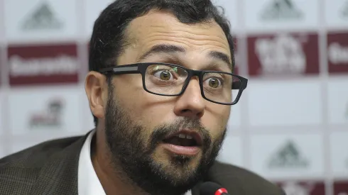 Foto: Daniel Ramalho/AGIF - Mario Bittencourt vice presidente de futebol concede entrevista coletiva apos treino do Fluminense nas Laranjeiras