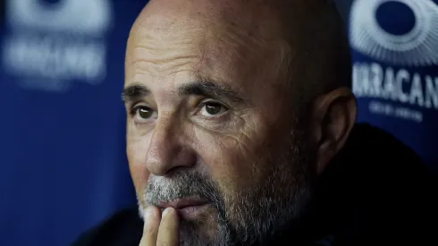 RIO DE JANEIRO, BRAZIL - JULY 1: Jorge Sampaoli, head coach of Flamengo looks on during the match between Flamengo and Fortaleza as part of Brasileirao Series A 2023 at Maracana Stadium on July 1, 2023 in Rio de Janeiro, Brazil. (Photo by Alexandre Loureiro/Getty Images)