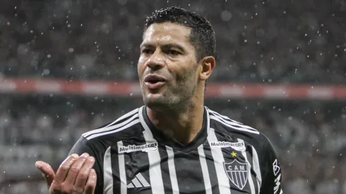 MG – BELO HORIZONTE – 09/04/2023 – MINEIRO 2023, ATLETICO-MG X AMERICA-MG – Hulk jogador do Atletico-MG comemora seu gol durante partida contra o America-MG no estadio Mineirao pelo campeonato Mineiro 2023. Foto: Fernando Moreno/AGIF