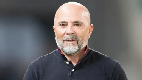 Foto: Gil Gomes/AGIF - Jorge Sampaoli tecnico do Flamengo durante partida contra o Cuiaba no estadio Arena Pantanal pelo campeonato Brasileiro A 2023.