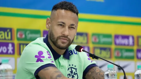 PA – BELEM – 07/09/2023 – SELECAO BRASILEIRA, TREINO – Neymar jogador do Selecao Brasileira durante treino no estadio Mangueirao. Foto: Fernando Torres/AGIF