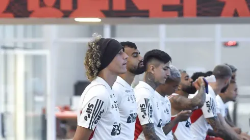Foto: Divulgação site oficial do Flamengo/Marcelo Cortes - David Luiz está perto de deixar o Flamengo
