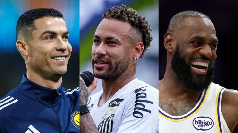 Os atletas mais ricos do mundo. Foto: Abdullah Ahmed/Ricardo Moreira/Luke Hales/Getty Images