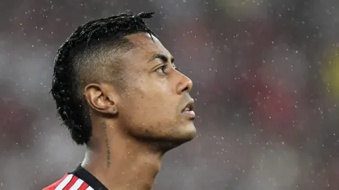RJ - RIO DE JANEIRO - 13/08/2023 - BRASILEIRO A 2023, FLAMENGO X SAO PAULO - Bruno Henrique jogador do Flamengo durante partida contra o Sao Paulo no estadio Maracana pelo campeonato Brasileiro A 2023. Foto: Thiago Ribeiro/AGIF