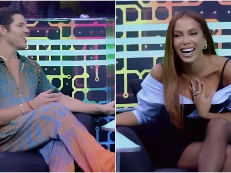 QUE ISSO? José Loreto surpreende com 'xaveco' ao vivo em Anitta