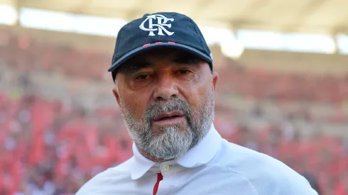 Sampaoli durante a finalíssima do último domingo (17)
