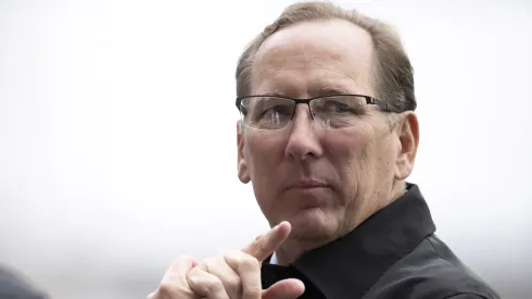 RJ - RIO DE JANEIRO - 27/08/2023 - BRASILEIRO A 2023, BOTAFOGO X BAHIA - John Textor Dono dar SAF do Botafogo antes da partida contra o Bahia no estadio Engenhao pelo campeonato Brasileiro A 2023. Foto: Jorge Rodrigues/AGIF