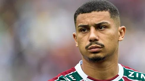 RJ - RIO DE JANEIRO - 29/07/2023 - BRASILEIRO A 2023, FLUMINENSE X SANTOS - Andre jogador do Fluminense durante partida contra o Santos no estadio Maracana pelo campeonato Brasileiro A 2023. Foto: Thiago Ribeiro/AGIF