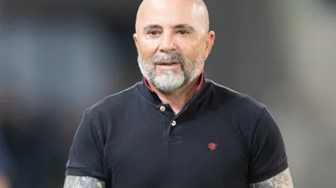 MT – CUIABA – 06/08/2023 – BRASILEIRO A 2023, CUIABA X FLAMENGO – Jorge Sampaoli tecnico do Flamengo durante partida contra o Cuiaba no estadio Arena Pantanal pelo campeonato Brasileiro A 2023. Foto: Gil Gomes/AGIF