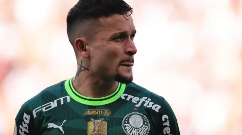 SP – SAO PAULO – 03/09/2023 – BRASILEIRO A 2023, CORINTHIANS X PALMEIRAS – Artur jogador do Palmeiras durante partida contra o Corinthians no estadio Arena Corinthians pelo campeonato Brasileiro A 2023. Foto: Ettore Chiereguini/AGIF