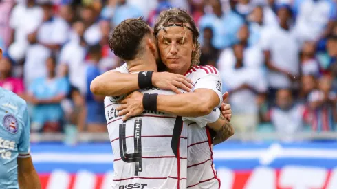 Foto: Renan Oliveira/AGIF - David Luiz e Léo Pereira