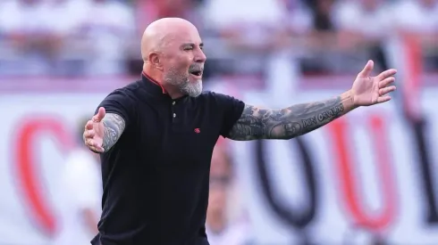 SP – SAO PAULO – 24/09/2023 – COPA DO BRASIL 2023 FINAL, SAO PAULO X FLAMENGO – Jorge Sampaoli tecnico do Flamengo durante partida contra o Sao Paulo no estadio Morumbi pelo campeonato Copa do Brasil 2023. Foto: Ettore Chiereguini/AGIF