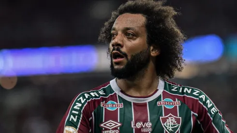 RJ - RIO DE JANEIRO - 16/07/2023 - BRASILEIRO A 2023, FLUMINENSE X FLAMENGO - Marcelo jogador do Fluminense durante partida contra o Flamengo no estadio Maracana pelo campeonato Brasileiro A 2023. Foto: Thiago Ribeiro/AGIF
